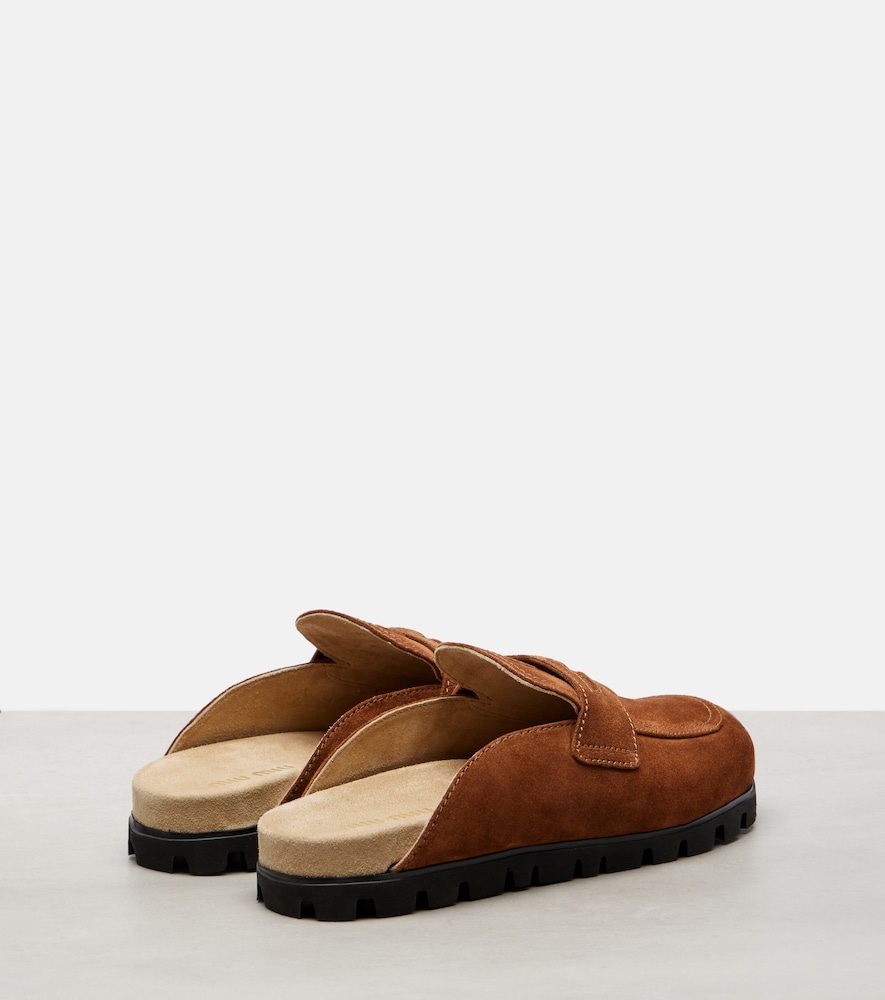  Miu Miu Miu Miu Oliva Suede Mules 
