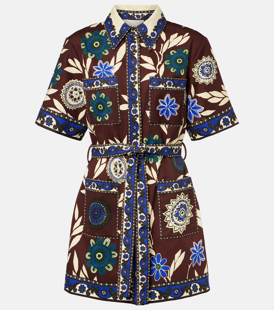 Alemais Alémais Jasper printed cotton shirt dress