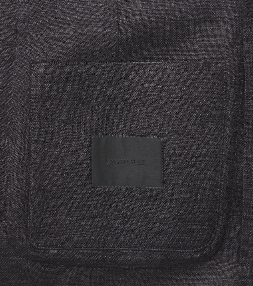  Saman Amel Saman Amel Nehru Silk Jacket 