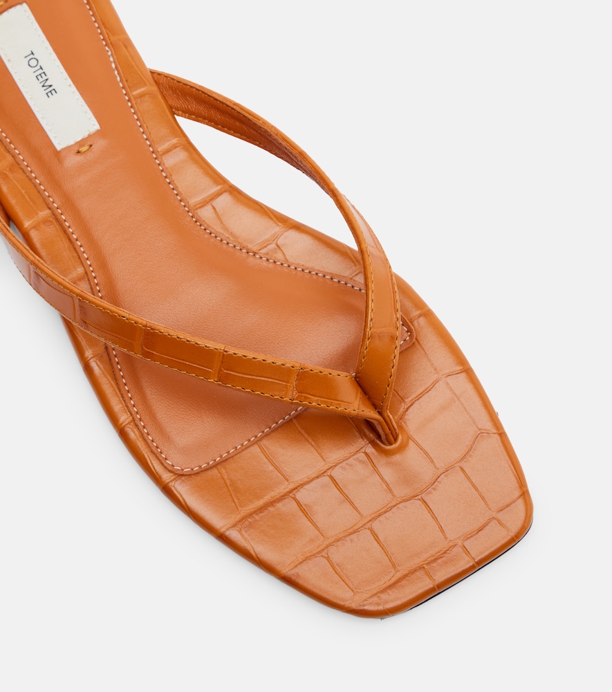  Toteme Toteme Sandalen Aus Leder 