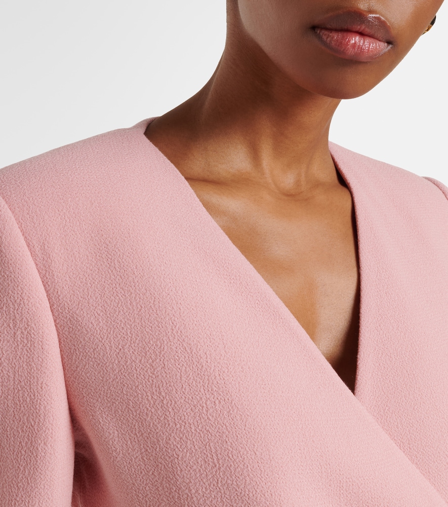 Garavani Bow-Detail Virgin Wool Crêpe Jacket