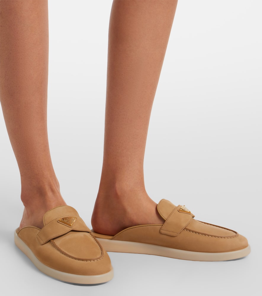 Suede Mules