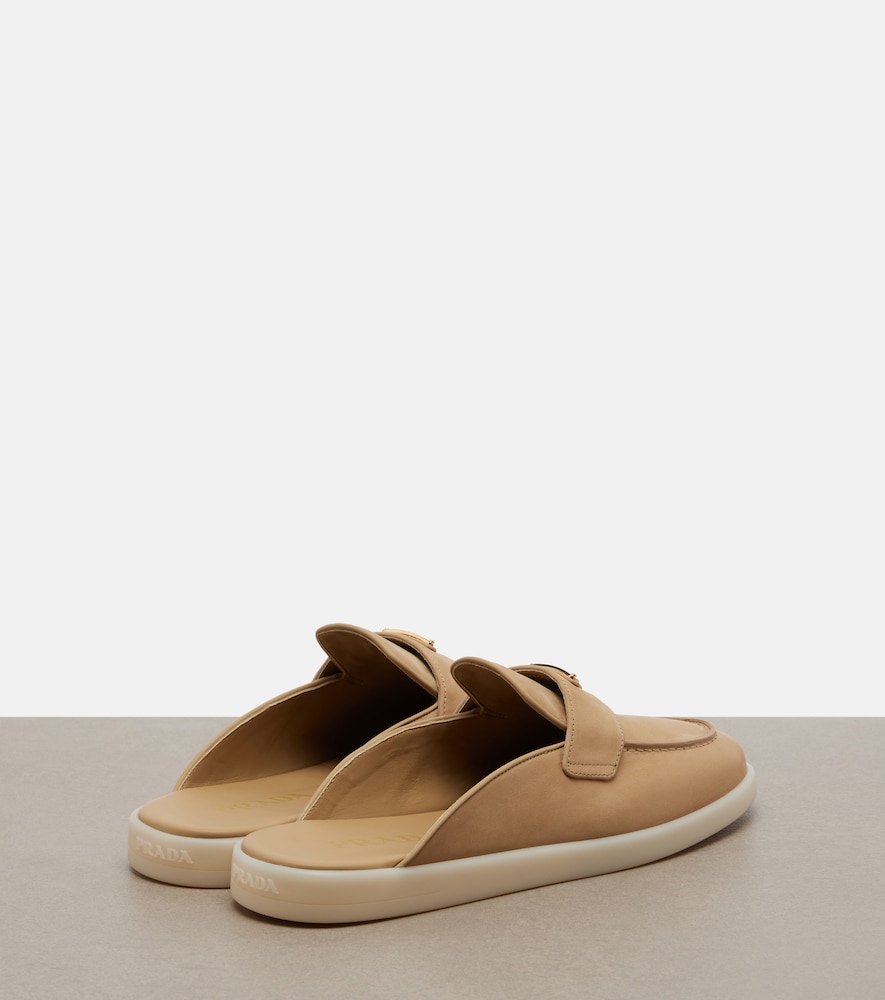  Prada Prada Slippers Aus Veloursleder 
