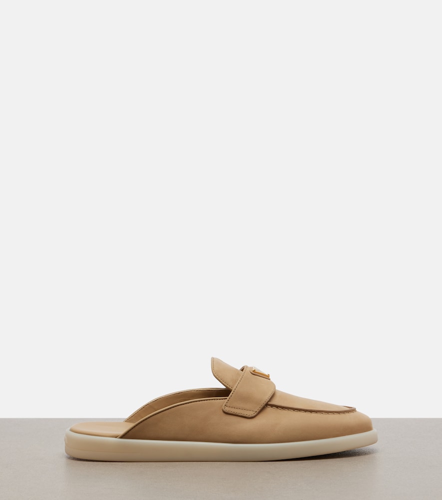  Prada Prada Slippers Aus Veloursleder 