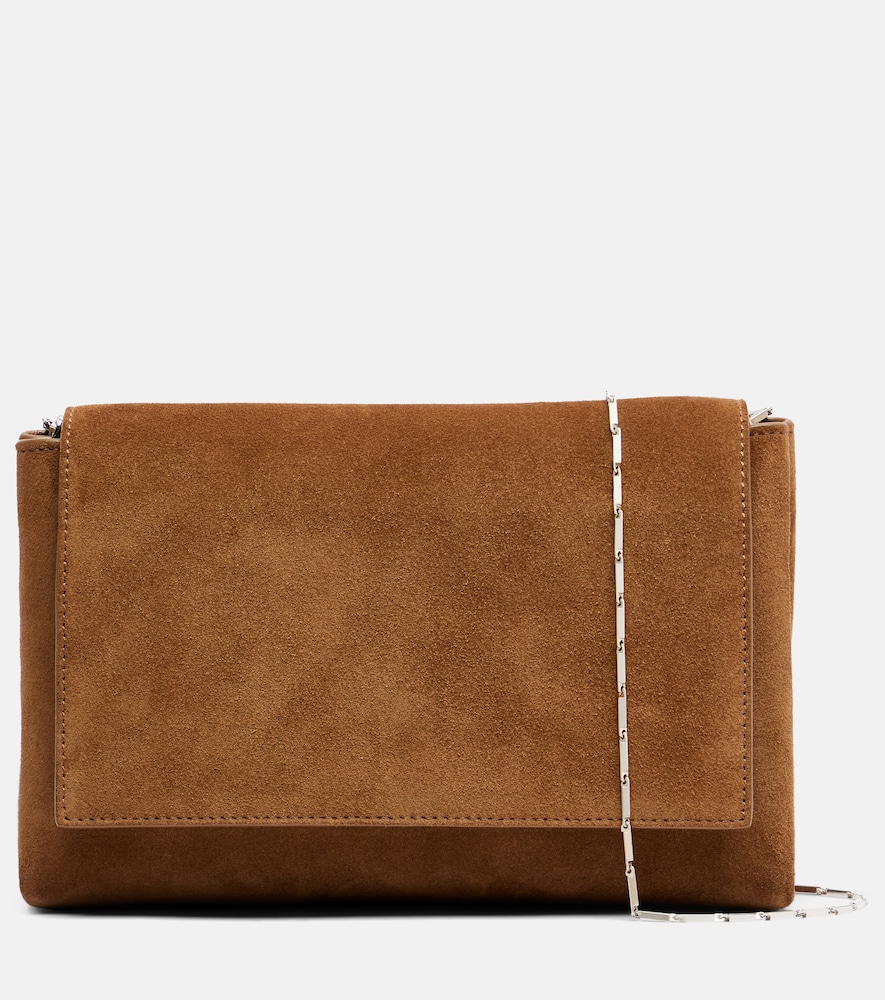 Schultertasche Zeina aus Veloursleder