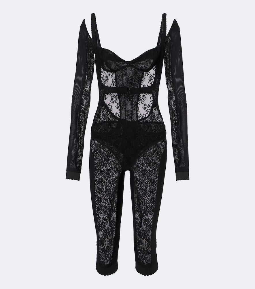 Jumpsuit in pizzo