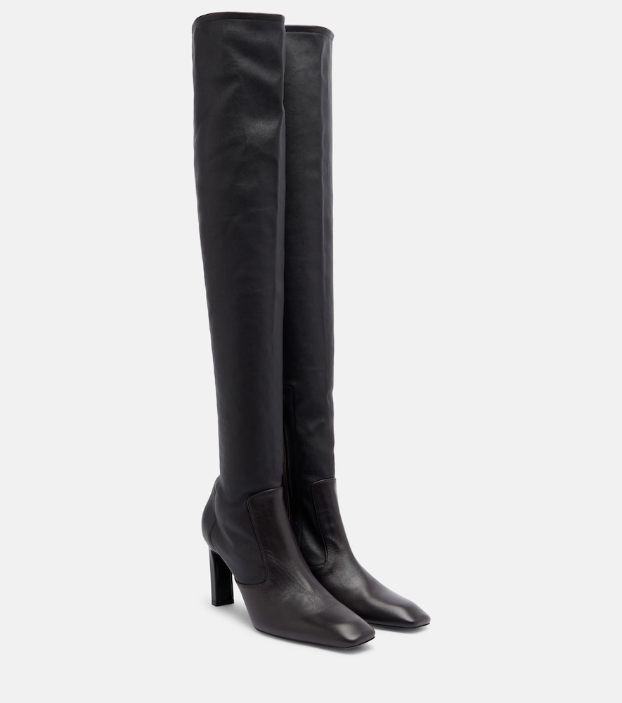Leather Over-The-Knee Boots