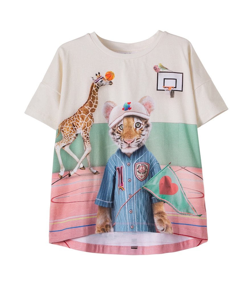 T-shirt Raeesa in misto cotone con stampa