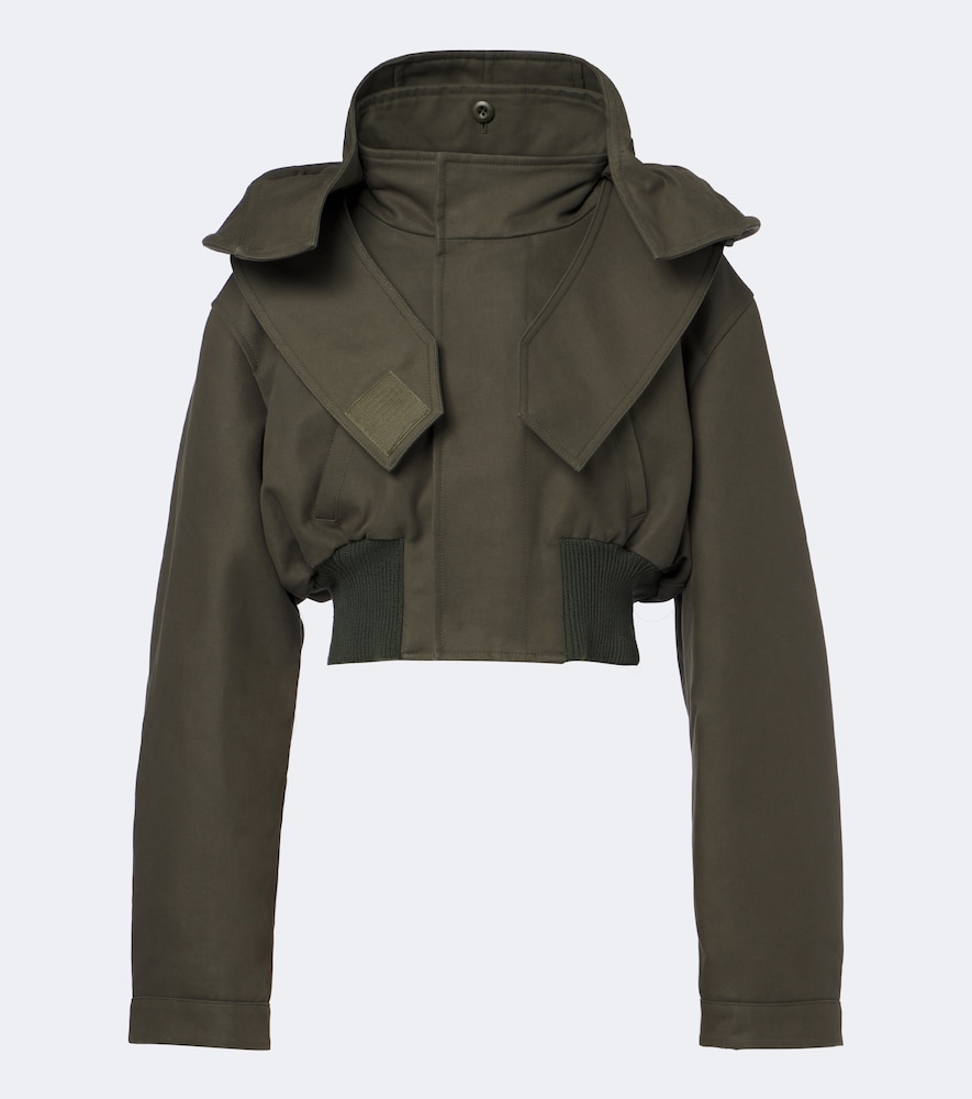 Cropped Cotton Jacket