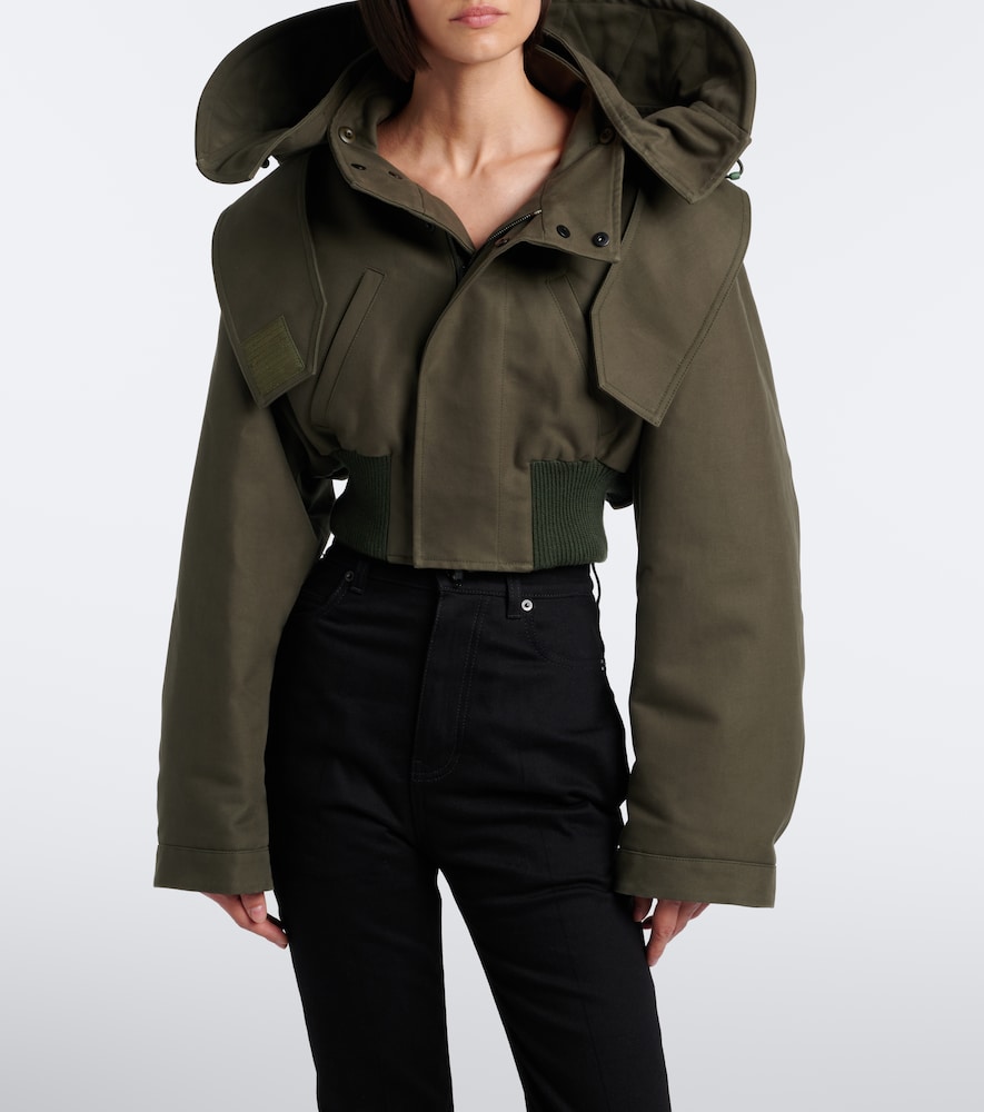 Cropped Cotton Jacket