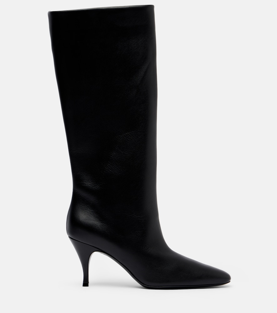  Herbert Levine Herbert Levine Silhouette Leather Knee-high Boots 