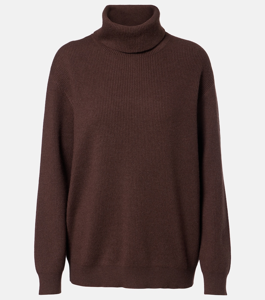 Rollkragenpullover Monili aus Rippstrick