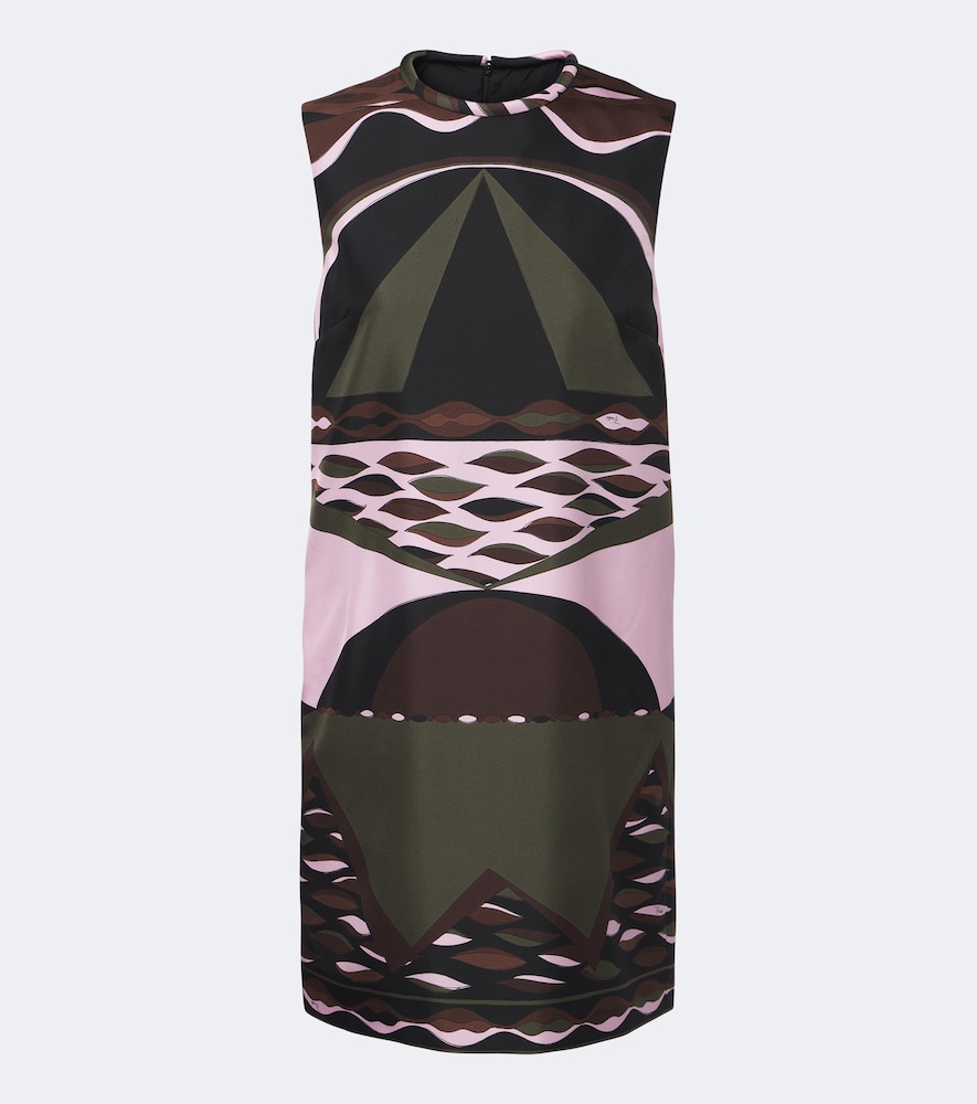 Minikleid Dune aus Seiden-Twill