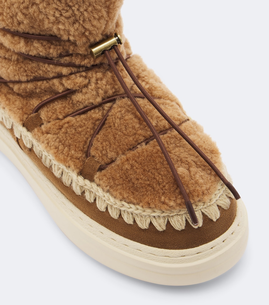 Bold Shearling Ankle Boots Sneaker