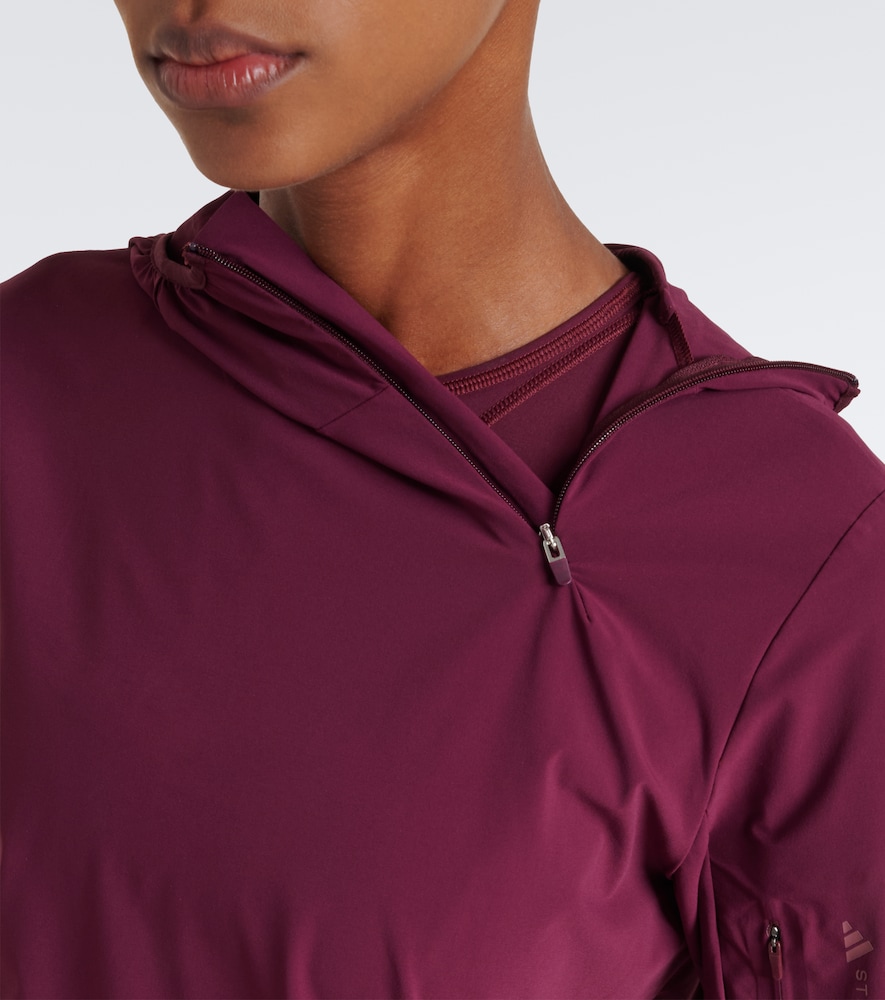By Stella Mccartney Hooded Open-Back Technical Top