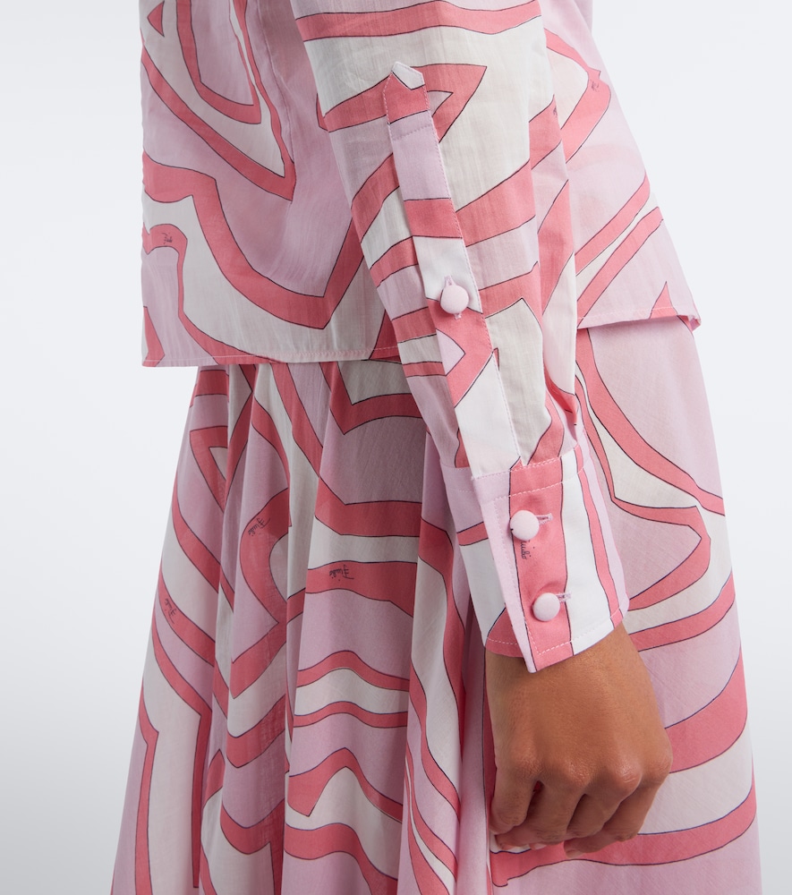 Pucci Labirinto Cotton Muslin Shirt