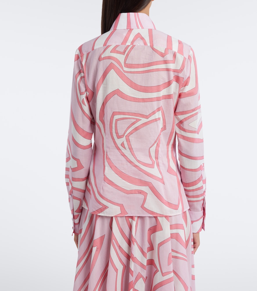Pucci Labirinto Cotton Muslin Shirt