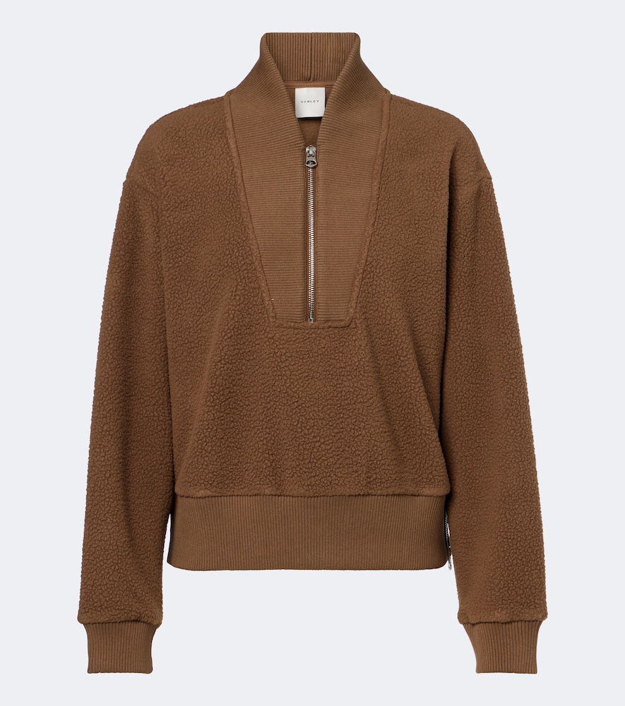 Varley Mumford Teddy Sweatshirt In Brown