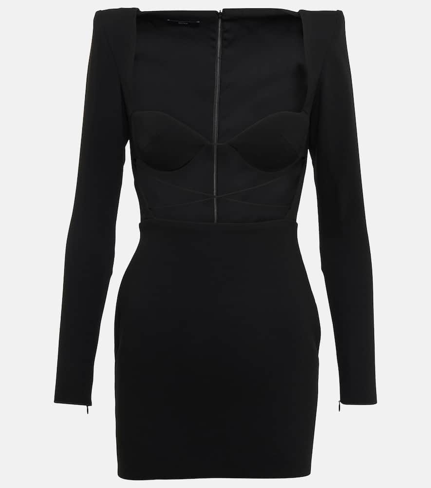 Alex Perry Parks cutout crêpe minidress