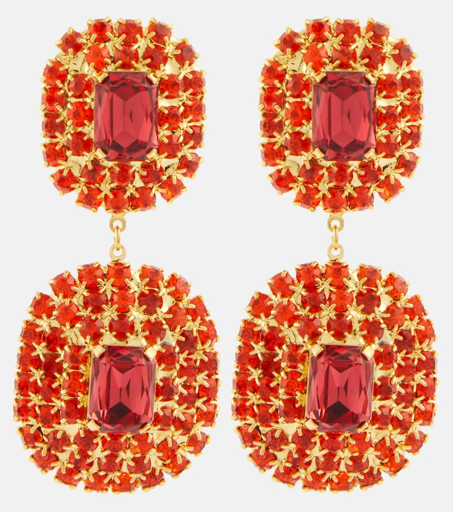 Embellished drop earrings