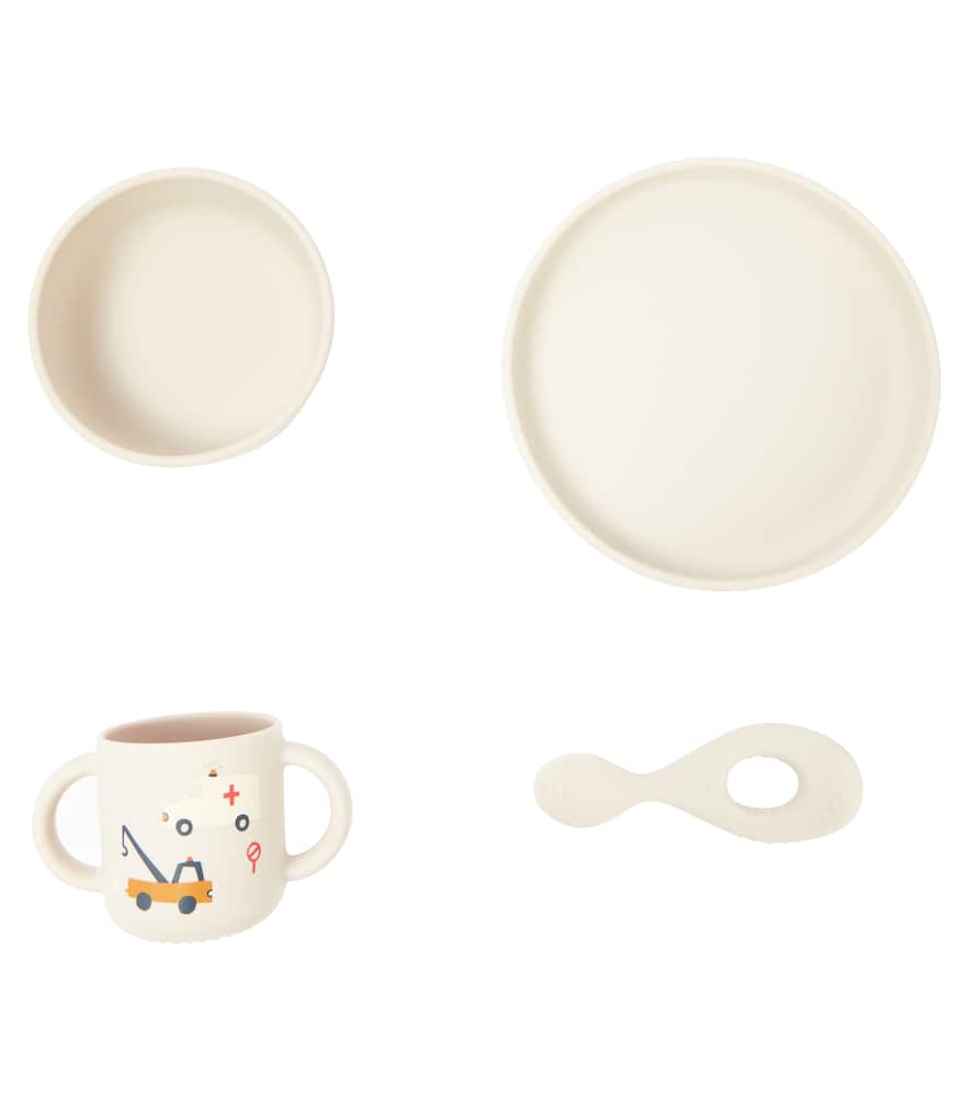 Liewood Baby Vivi printed silicone tableware set