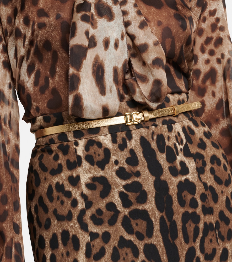  Dolce&gabbana Dolce&gabbana Dg Leather Belt 