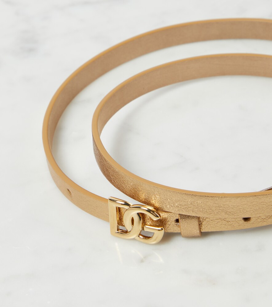  Dolce&gabbana Dolce&gabbana Dg Leather Belt 