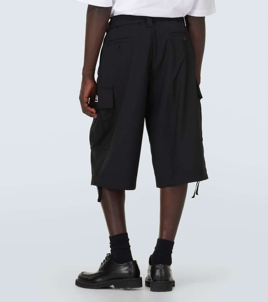  Kenzo Kenzo Cargo-shorts Aus Schurwolle 
