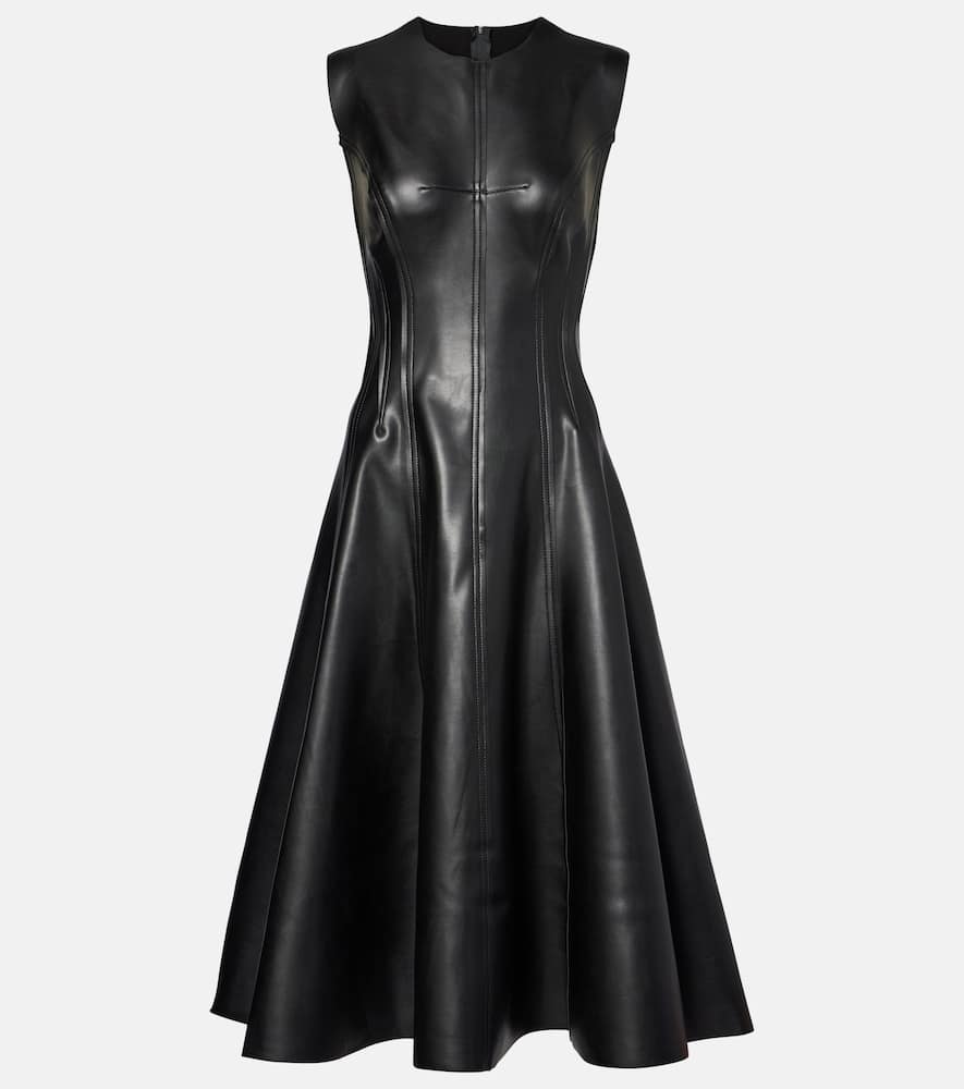 Grace faux leather dress