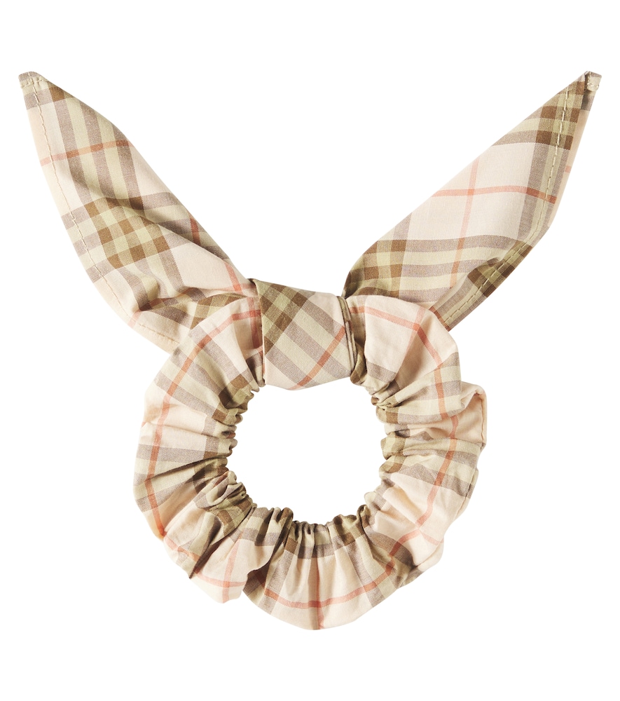 Burberry Kids Burberry Check cotton scrunchie　バーバリー キッズ バーバリーチェック コットン シュシュ Burberry