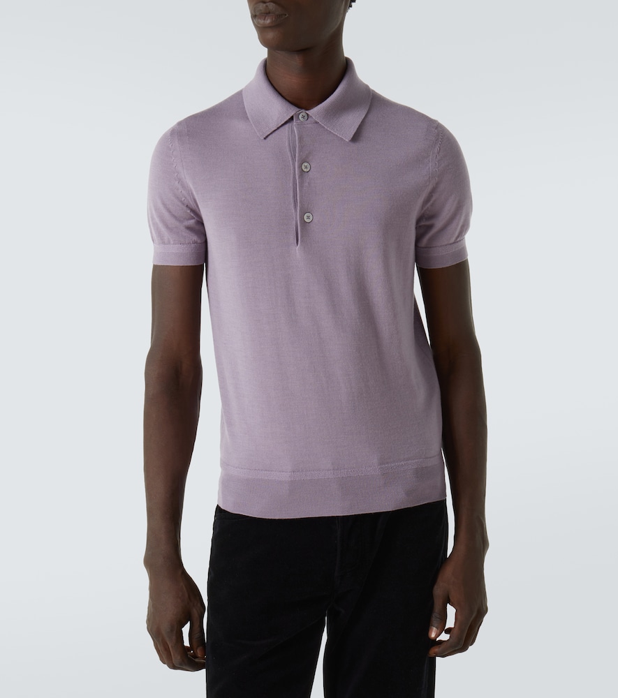  Tom Ford Tom Ford Polohemd Aus Kaschmir Und Seide 