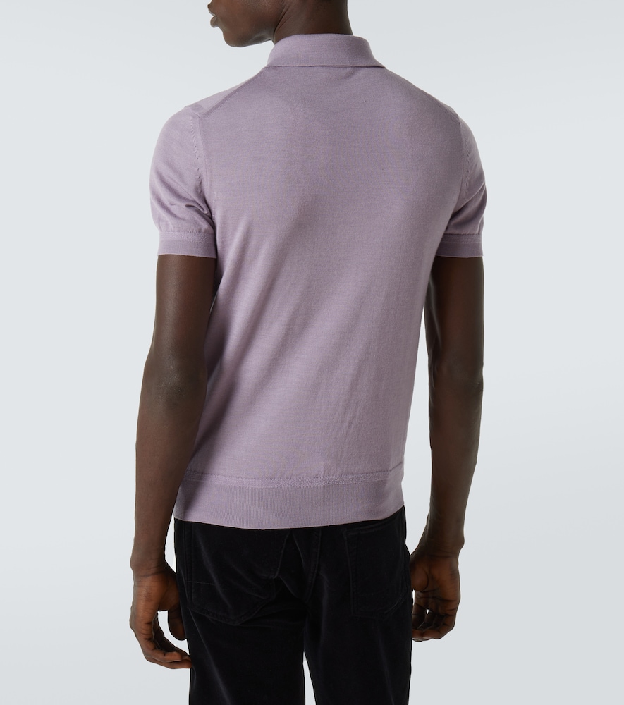  Tom Ford Tom Ford Polohemd Aus Kaschmir Und Seide 