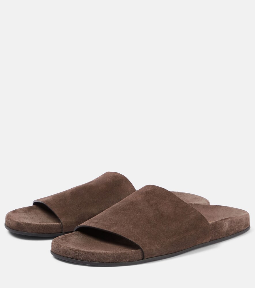  The Row The Row Hugh Suede Slides 