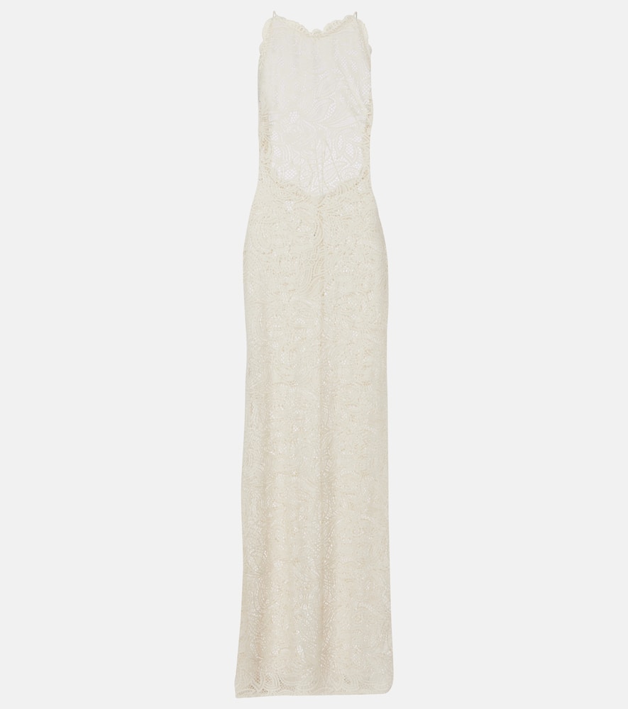 Arabella lace maxi dress