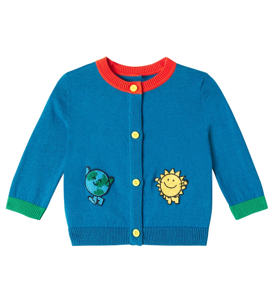 Stella McCartney Stella McCartney Kids Baby cotton and wool cardigan