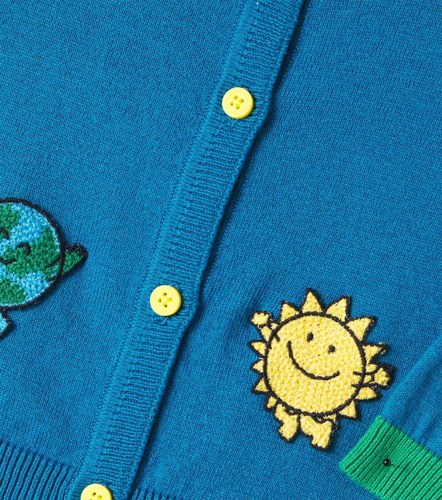  Stella Mccartney Kids Stella Mccartney Kids Baby Cardigan Aus Baumwolle Und Wolle 