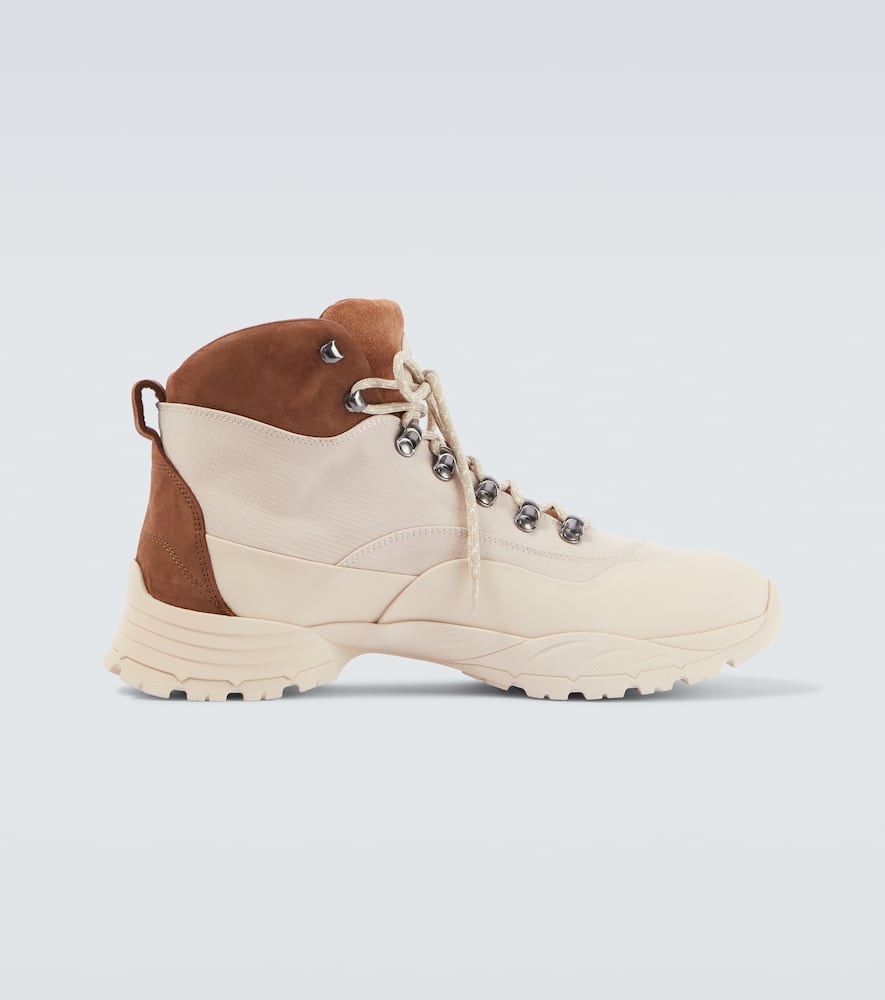Brunello Cucinelli Lace-up Boots In Neutral