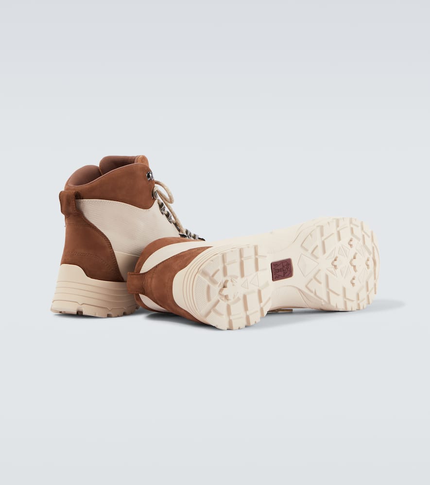 Brunello Cucinelli Lace-up Boots In Neutral