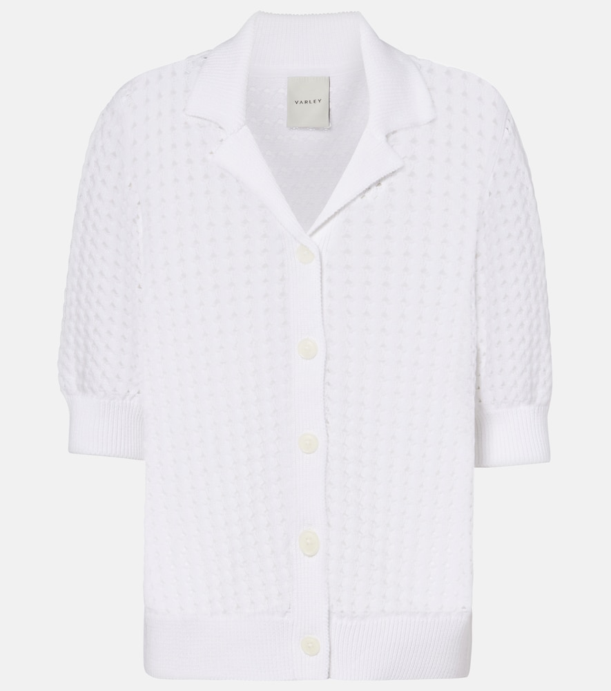 Varley Ellie Open Knit Cotton Cardigan