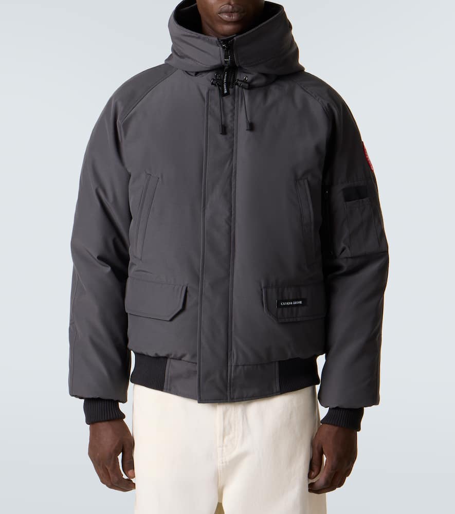 Canada Goose Chilliwack Hooded Down Jacket In Gray