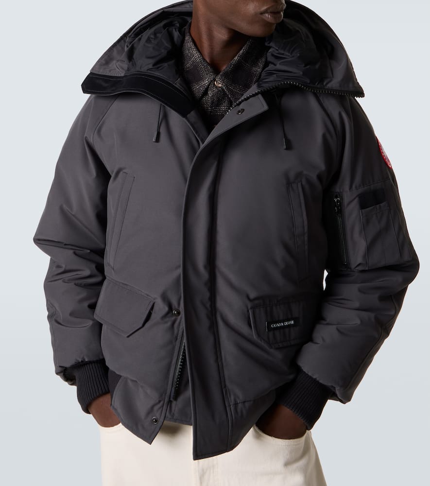 Canada Goose Chilliwack Hooded Down Jacket In Gray