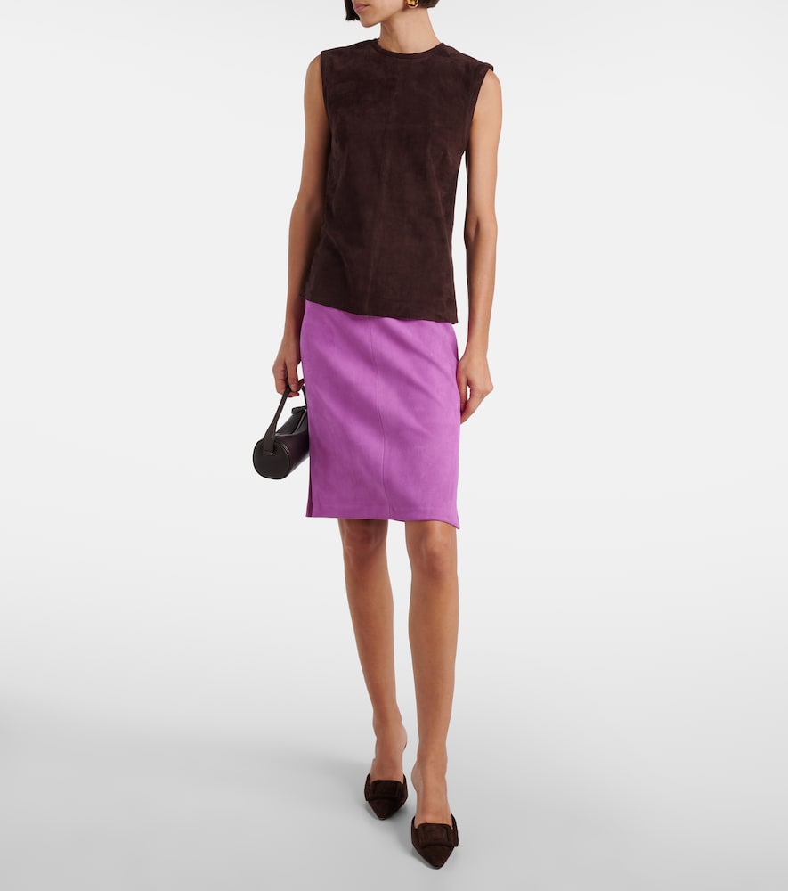 Stouls Stouls Miuccia Suede Top 