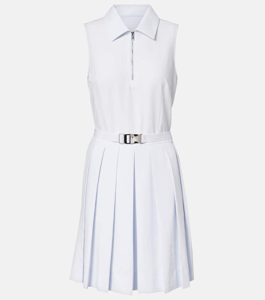 Tory Burch T Monogram Jacquard Tennis Dress In Blue