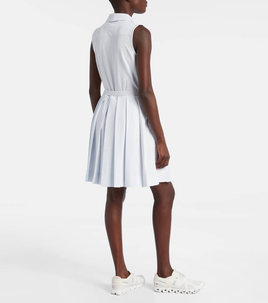 Tory Burch T Monogram Jacquard Tennis Dress In Blue