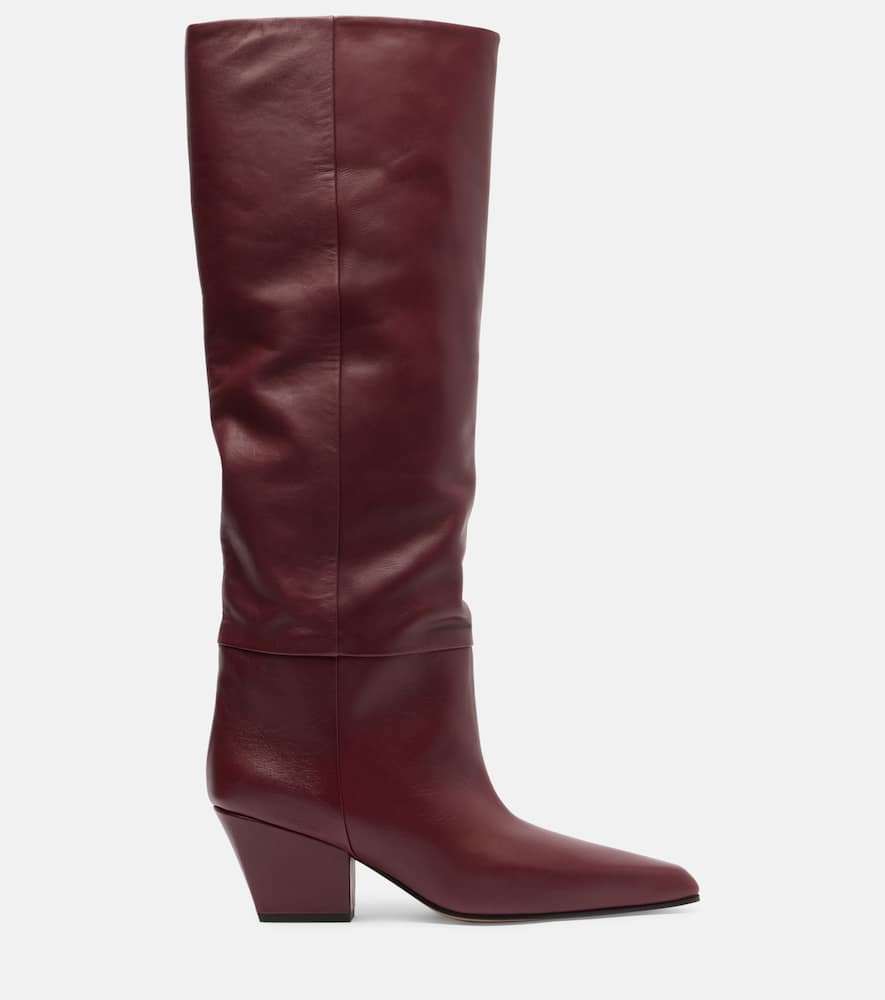 Paris Texas Jane 60 Leather Knee-high Boots In Red