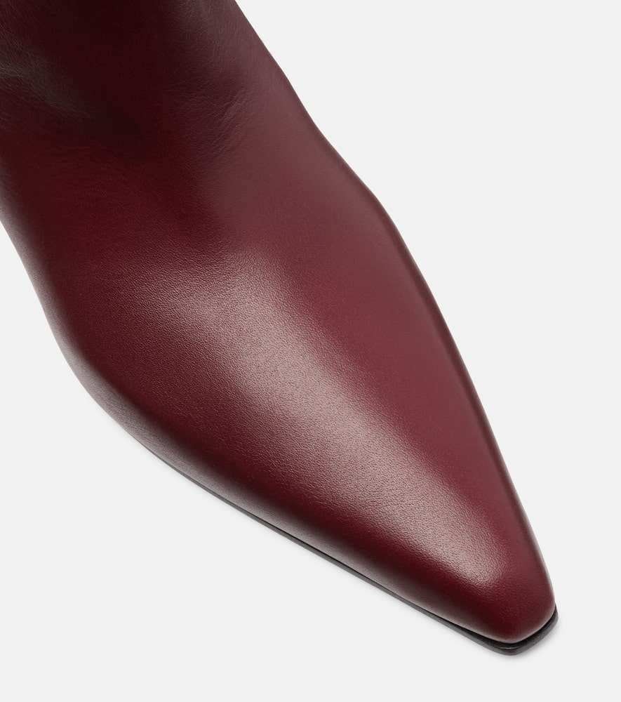 Paris Texas Jane 60 Leather Knee-high Boots In Red