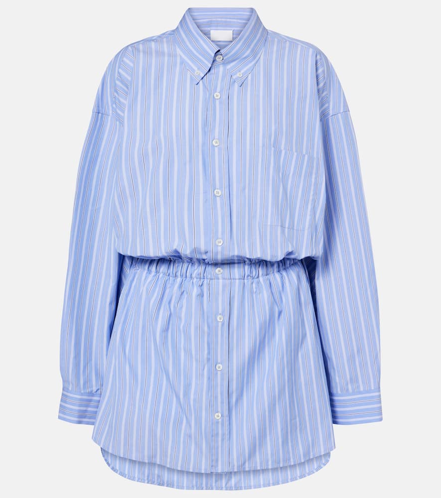 Maison Margiela Striped cotton poplin jumpsuit