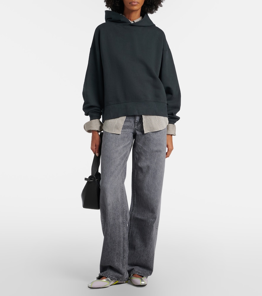 Relaxed Cotton Jersey Hoodie