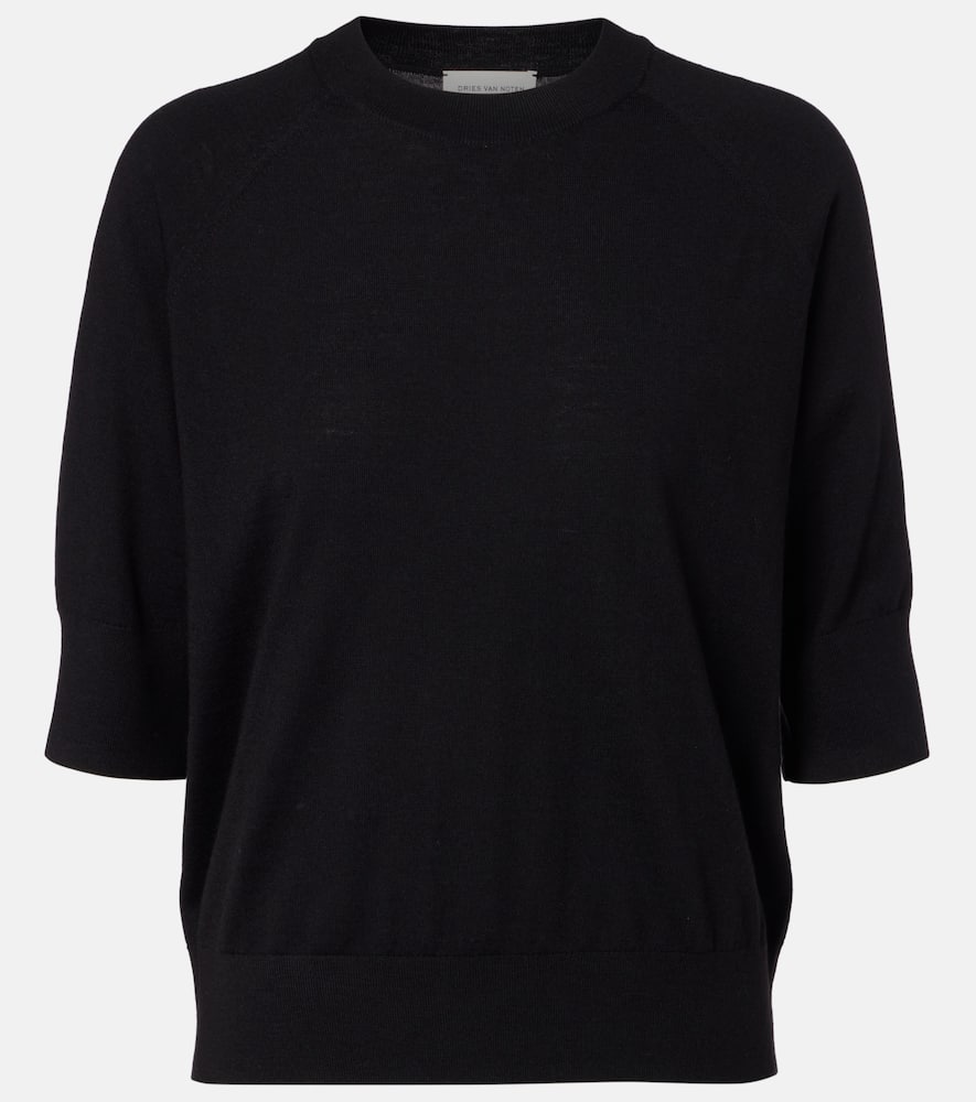Dries Van Noten Wool Sweater In Black