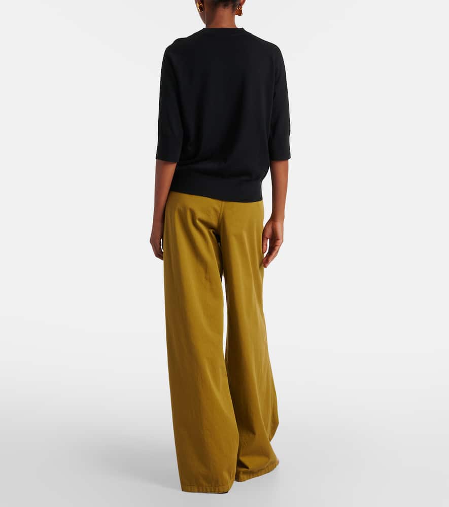 Dries Van Noten Wool Sweater In Black